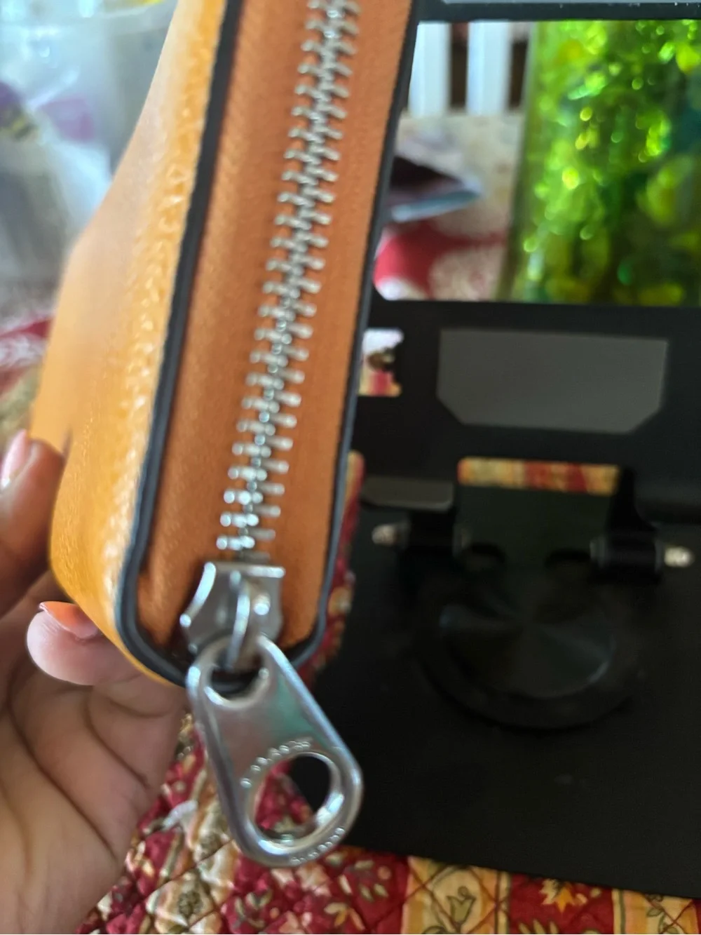 Coach pebbled leather
